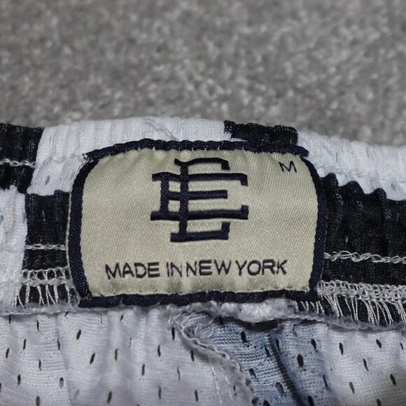 Eric Emanuel Black and White Checkered Men Shorts - Picture 10 of 13